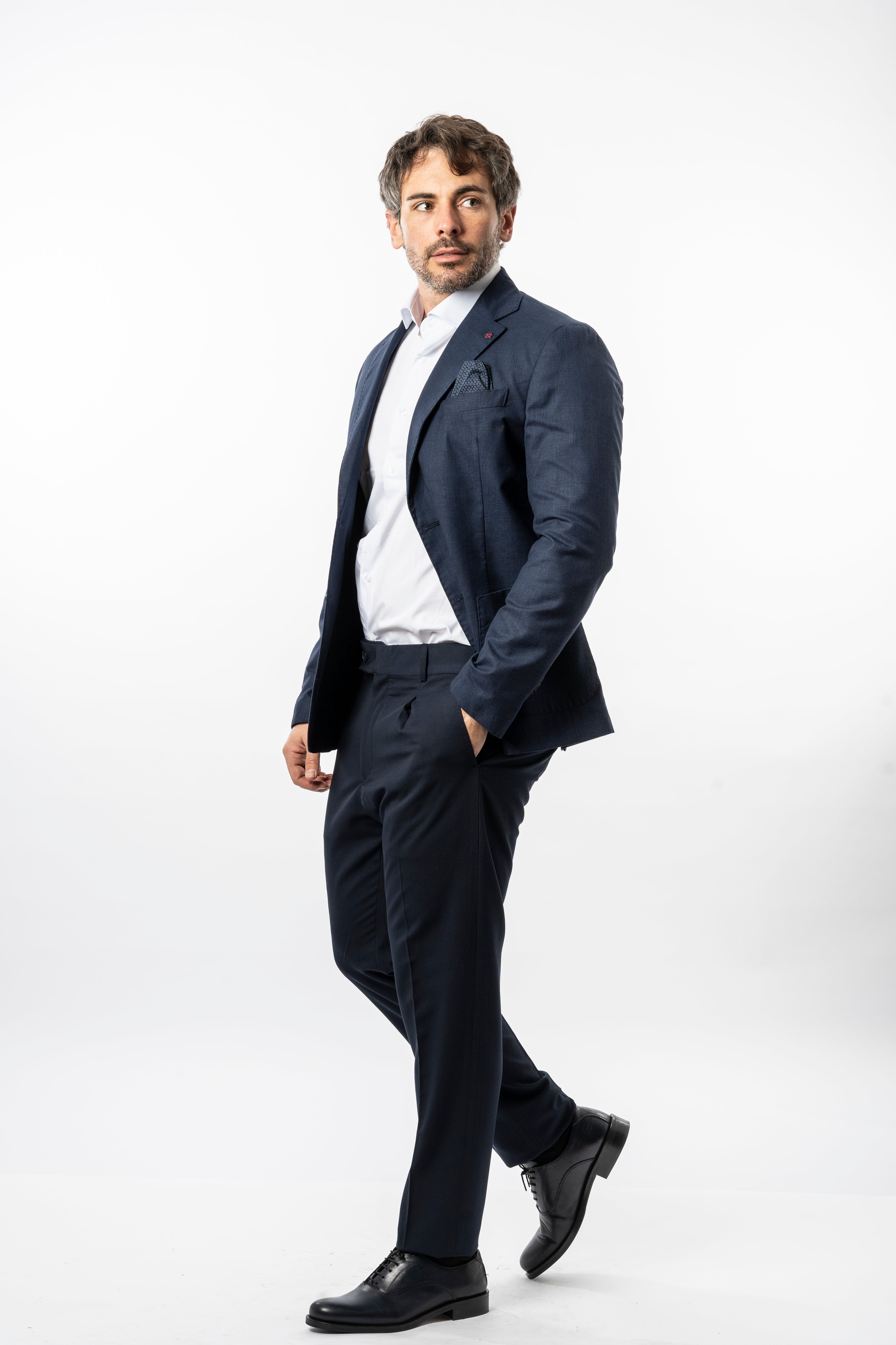 Giacca Slim - Vinc Lino Blu